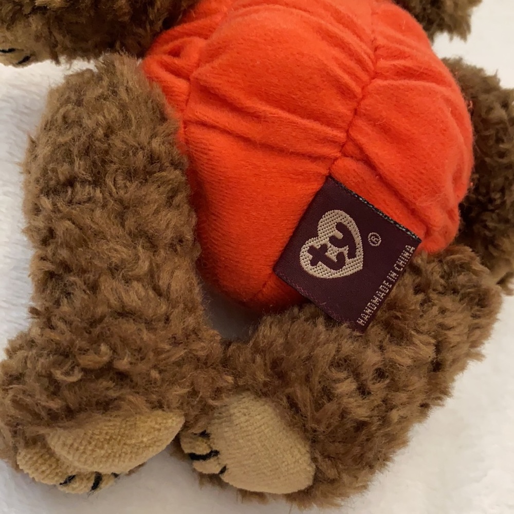 {VTG} Ty | 1993 Peter “Trick or Treat!” Pumpkin Halloween Fall Stuffed Bear - Picture 10 of 16